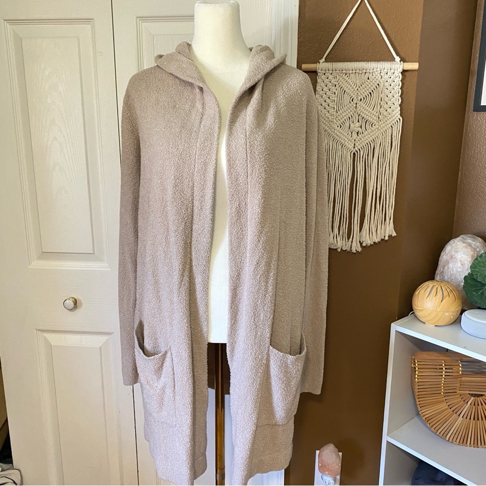 Barefoot Dreams Cozy Chic Lite Hooded Cardigan with Pockets | Size XS/S